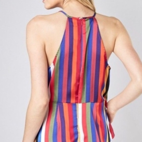 DO+BE Multicolored Waist-Tie Top – Size Small - Picture 2 of 9